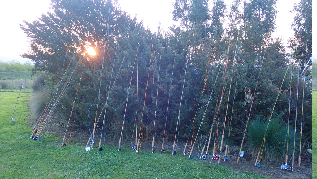 Sunset on the casting... Whisky time!!!